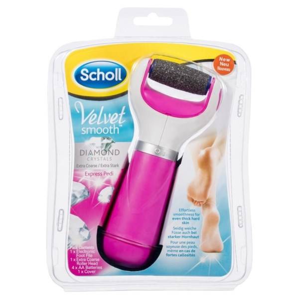 SCHOLL Velvet Express Pedi Foot File (Pink)